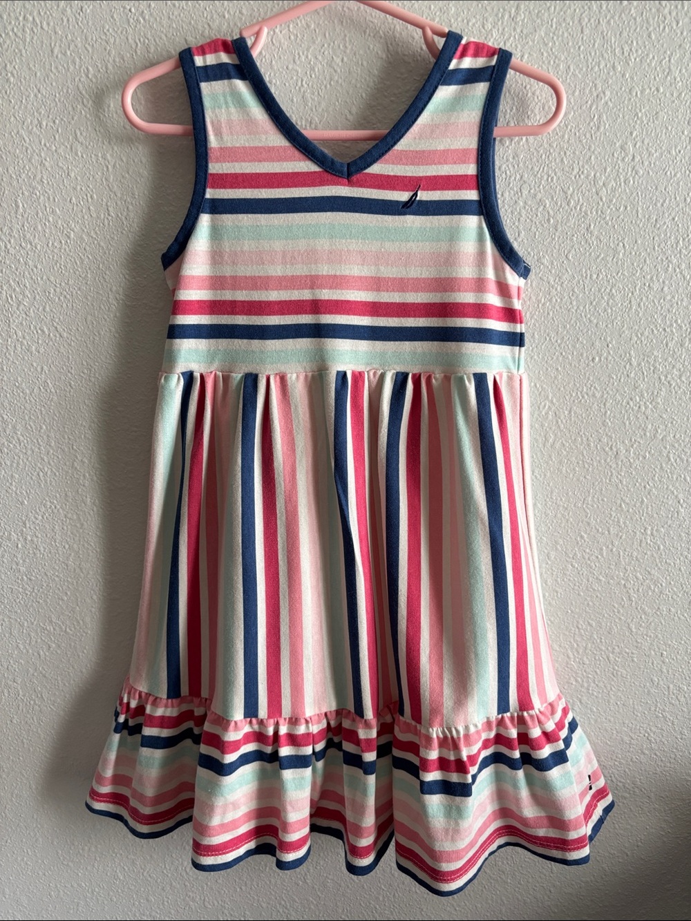 Toddler Girl’s Nautica Striped Dress, 3T